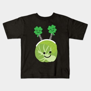 St Patrick's Day Brussels Sprout! Kids T-Shirt